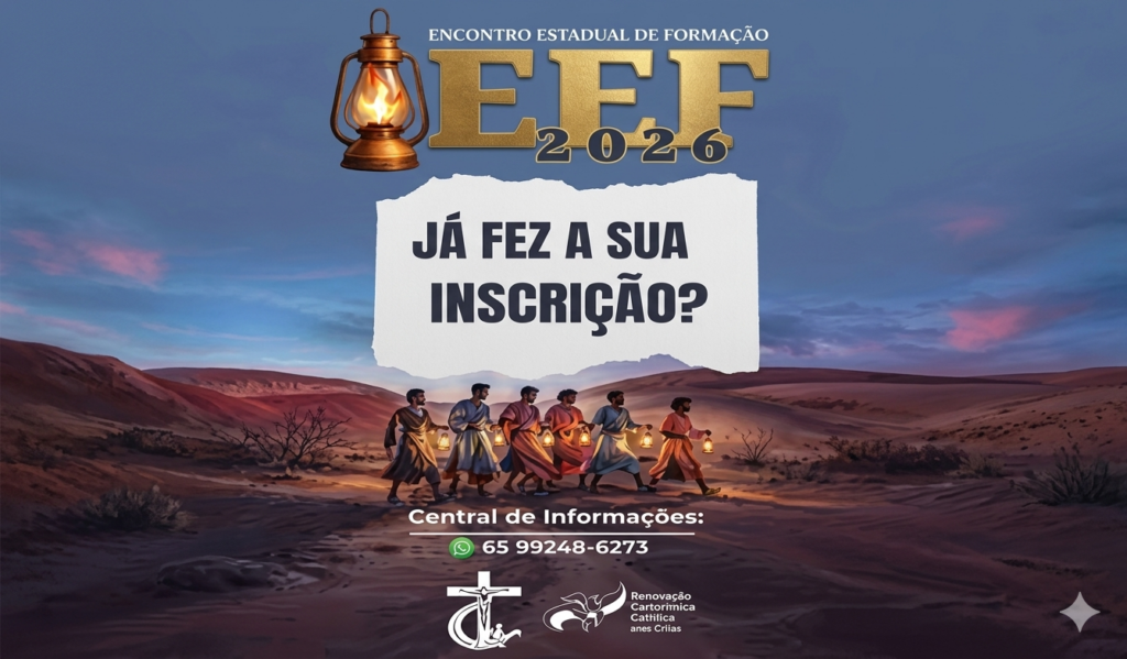 Fé e Unidade: Várzea Grande Sedia Encontro Estadual de Formação (EEF) 2026 da RCC Mato Grosso Fé e Unidade: Várzea Grande Sedia Encontro Estadual de Formação (EEF) 2026 da RCC Mato Grosso