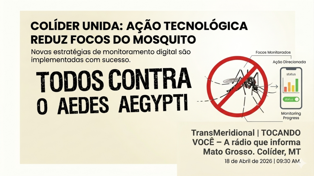 Colíder moderniza combate ao Aedes aegypti com tecnologia de ponta e monitoramento digital