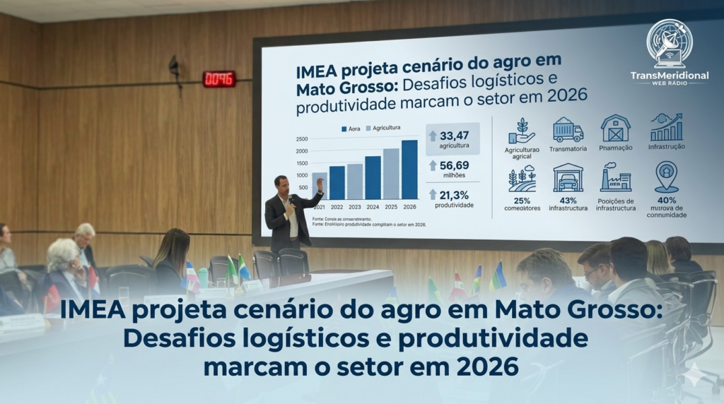 IMEA projeta cenário do agro em Mato Grosso: Desafios logísticos e produtividade marcam o setor em 2026 IMEA projeta cenário do agro em Mato Grosso: Desafios logísticos e produtividade marcam o setor em 2026