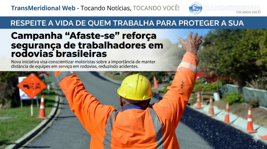 Campanha “Afaste-se” reforça segurança de trabalhadores em rodovias brasileiras Campanha “Afaste-se” reforça segurança de trabalhadores em rodovias brasileiras
