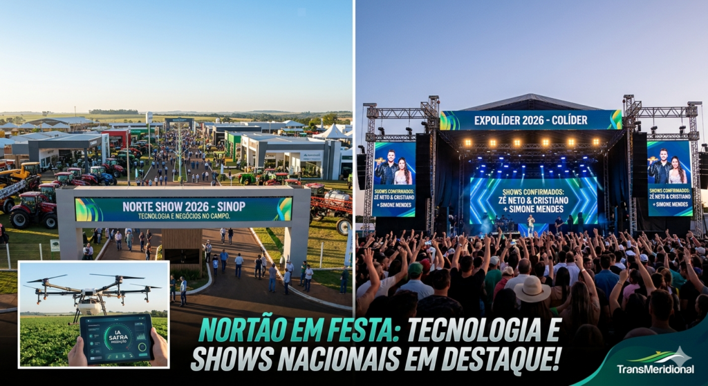 Nortão em Festa: Tecnologia e Shows Nacionais Movimentam Sinop e Colíder Nortão em Festa: Tecnologia e Shows Nacionais Movimentam Sinop e Colíder