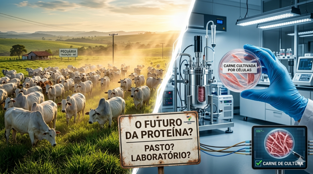 Carne de Laboratório: O Debate sobre a Rotulagem que Mobiliza a Pecuária em Mato Grosso Carne de Laboratório: O Debate sobre a Rotulagem que Mobiliza a Pecuária em Mato Grosso