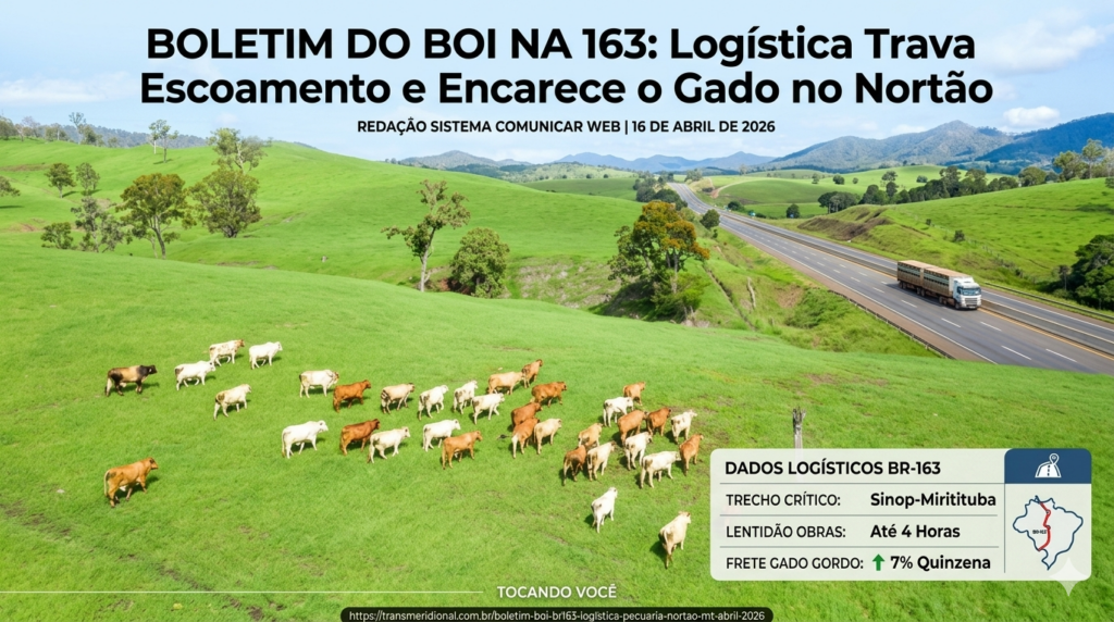 Boletim do Boi na 163: Logística trava escoamento e encarece o “boi de gancho” no Nortão