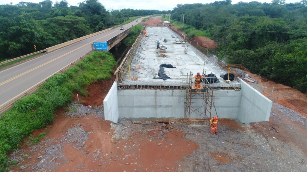Infraestrutura: Obras das pontes na BR-163 entre Sinop e Sorriso entram em fase final Infraestrutura: Obras das pontes na BR-163 entre Sinop e Sorriso entram em fase final