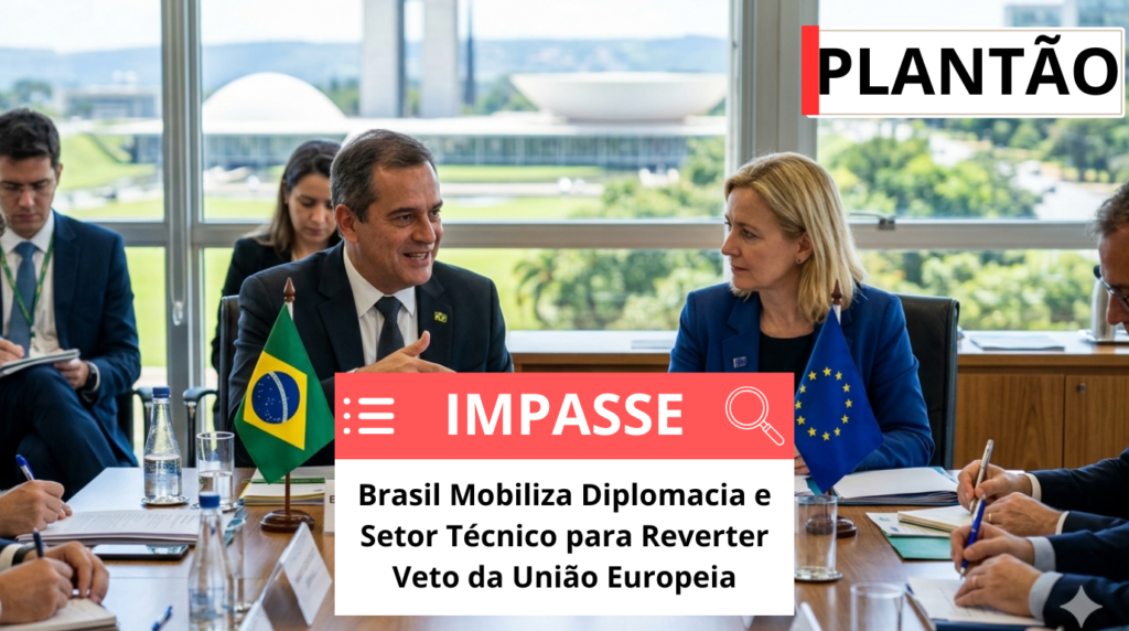 Brasil Mobiliza Diplomacia e Setor Técnico para Reverter Veto da União Europeia Brasil Mobiliza Diplomacia e Setor Técnico para Reverter Veto da União Europeia