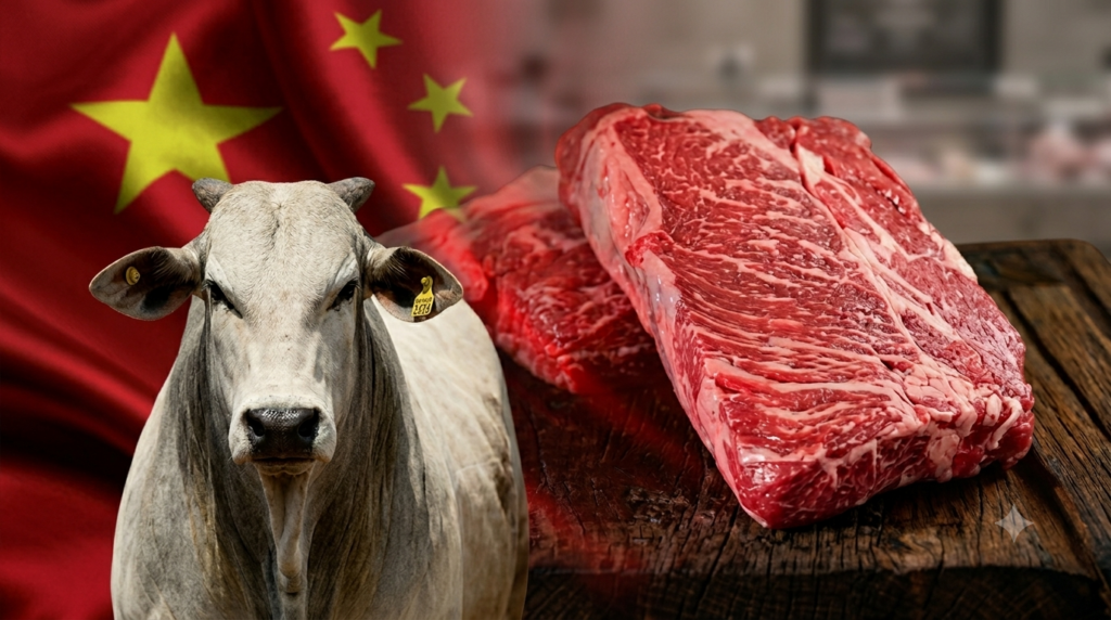 Brasil pode bater cota de carne para a China em junho e frigoríficos de MT buscam novos mercados Brasil pode bater cota de carne para a China em junho e frigoríficos de MT buscam novos mercados