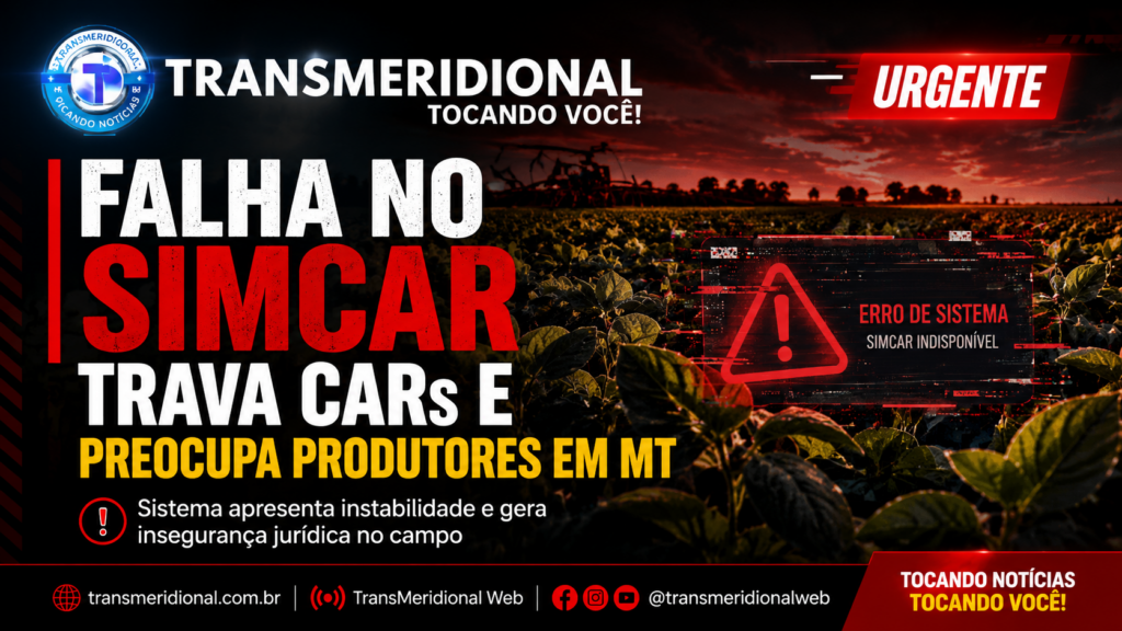 Falha técnica no Simcar suspende CARs validados e gera insegurança para produtores rurais de Mato Grosso Falha técnica no Simcar suspende CARs validados e gera insegurança para produtores rurais de Mato Grosso