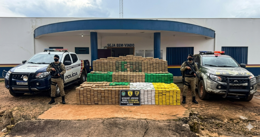Operação Histórica: Gefron apreende 12,9 toneladas de drogas e causa prejuízo de R$ 222 milhões ao crime em MT