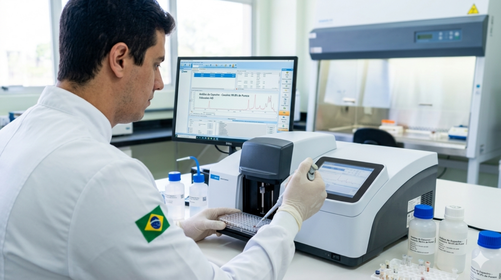 Perícia de Mato Grosso atinge nota máxima do Inmetro na identificação de drogas e substâncias Perícia de Mato Grosso atinge nota máxima do Inmetro na identificação de drogas e substâncias