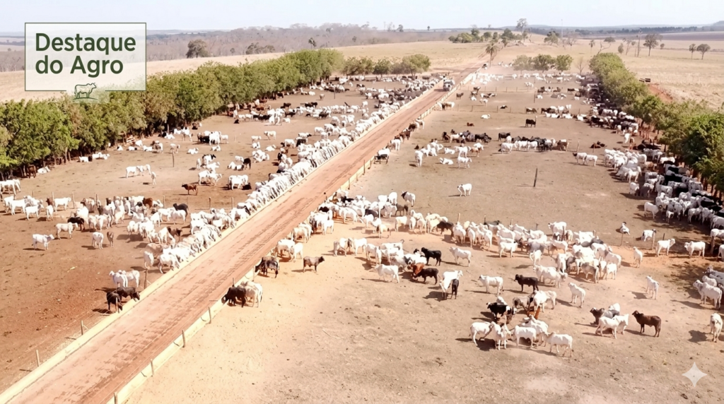 Explosão na pecuária: Confinamento de gado em Mato Grosso deve crescer 55% em 2026 Explosão na pecuária: Confinamento de gado em Mato Grosso deve crescer 55% em 2026