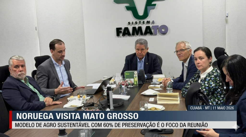 Noruega visita Mato Grosso para conhecer modelo de agro sustentável que preserva 60% do território