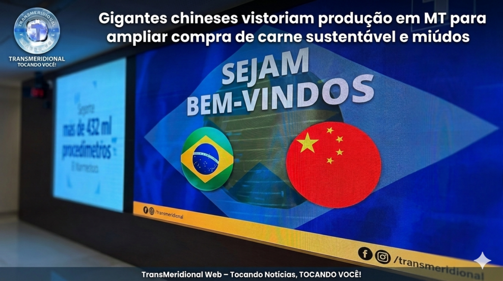 Gigantes chineses vistoriam produção em MT para ampliar compra de carne sustentável e miúdos