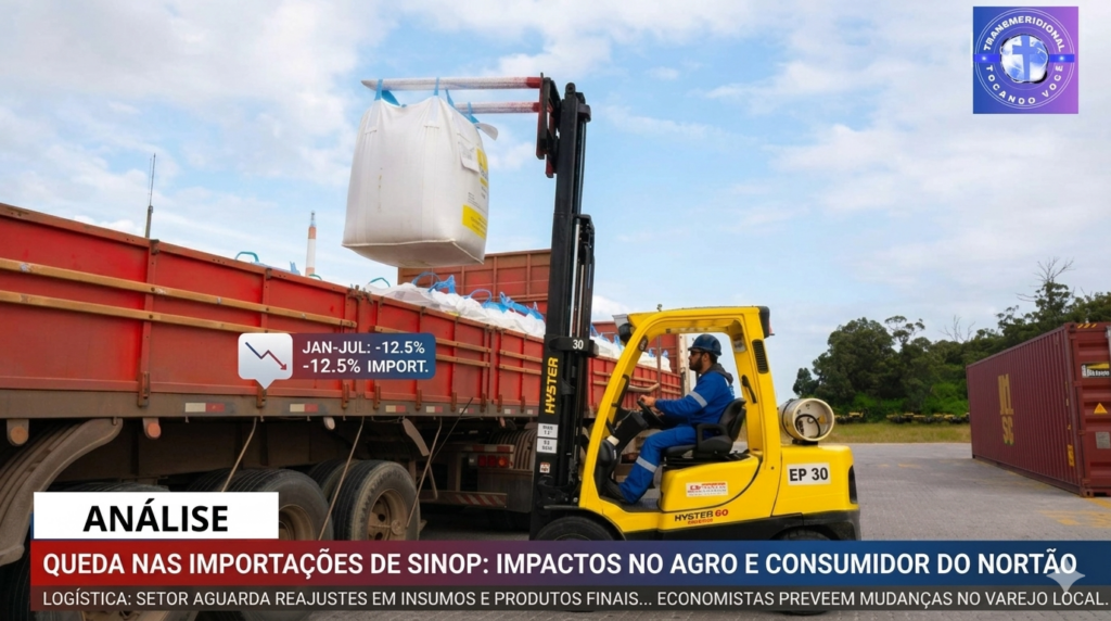 Queda nas importações de Sinop: o que significa para o agro e o consumidor do Nortão?