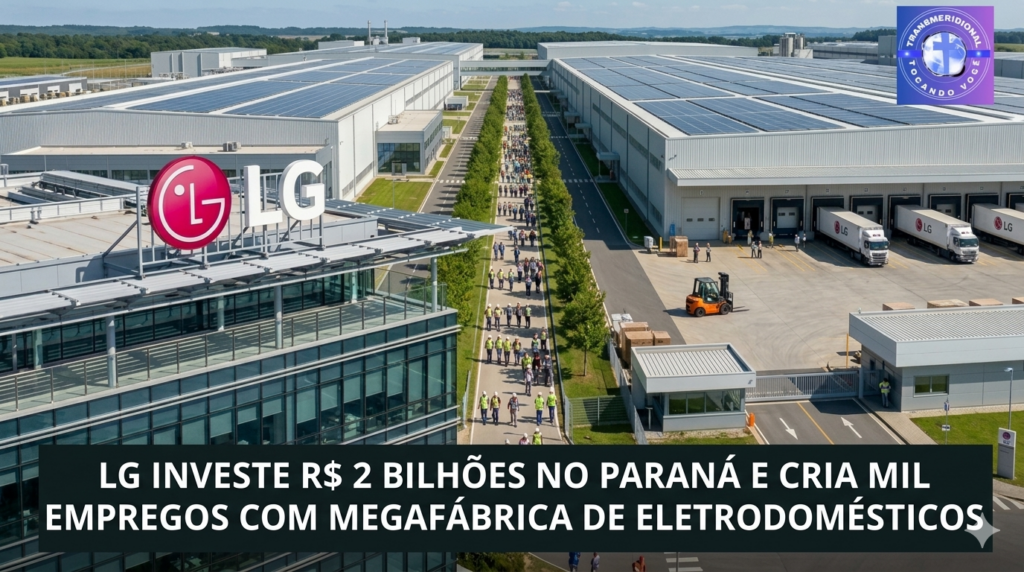 LG investe R$ 2 bilhões no Paraná e cria mil empregos com megafábrica de eletrodomésticos