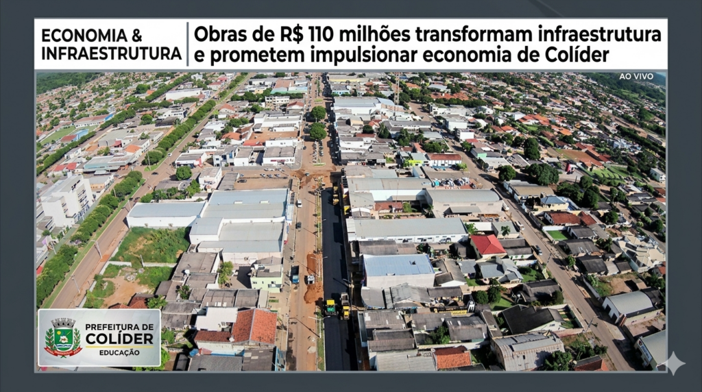 Obras de R$ 110 milhões transformam infraestrutura e prometem impulsionar economia de Colíder