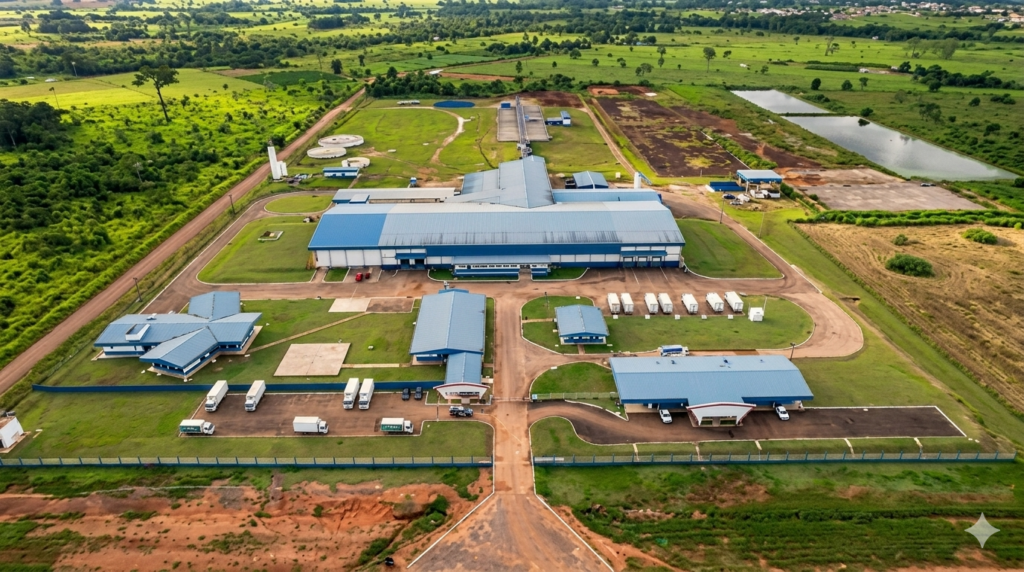 Vista aérea BMG Foods Vila Bela da Santíssima Trindade