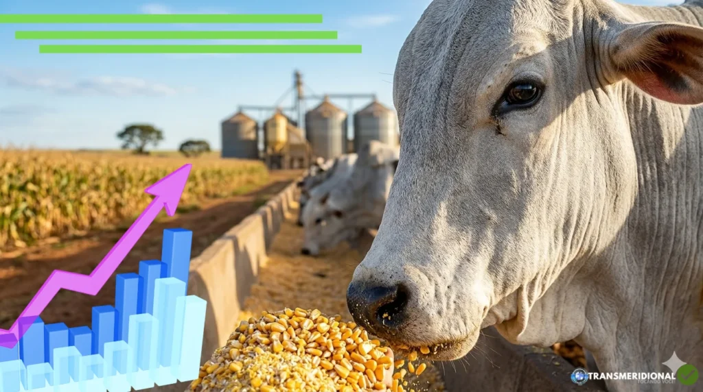 Do grão ao boi: como o milho barato está redesenhando a pecuária do Norte de MT