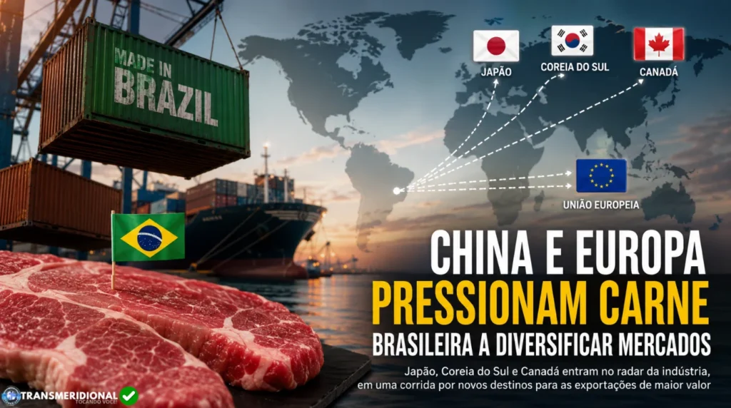 China e Europa pressionam carne brasileira a diversificar mercados China e Europa pressionam carne brasileira a diversificar mercados