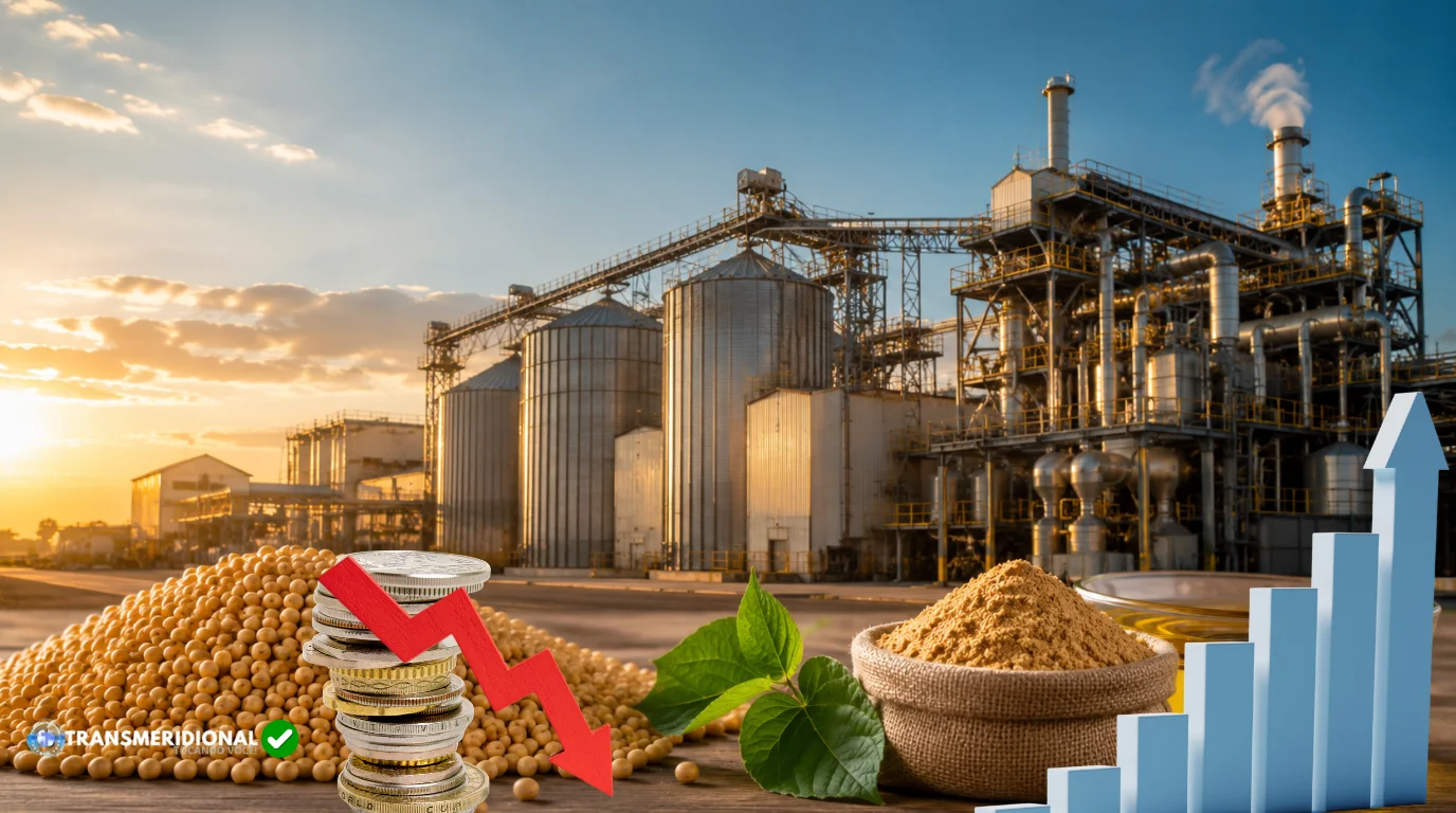 Mato Grosso esmaga mais soja, exporta mais derivados, mas captura menos margem