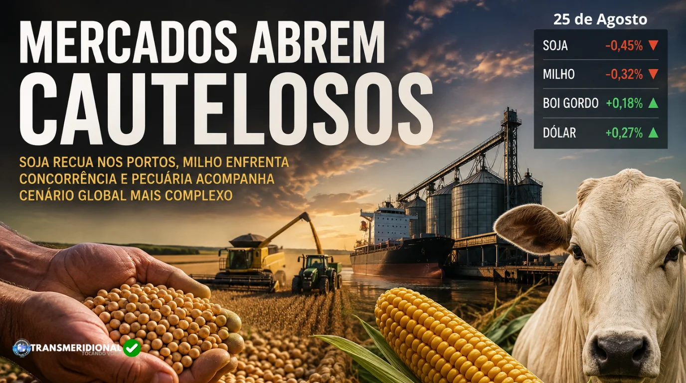 Mercados abrem cautelosos e reforçam nova realidade do agro global Mercados abrem cautelosos e reforçam nova realidade do agro global