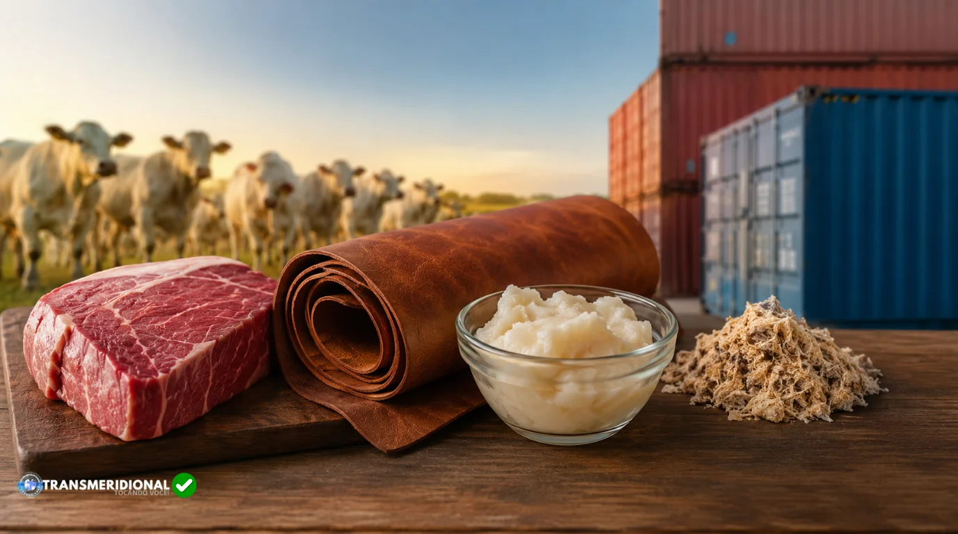 Tarifas dos EUA preservam carne bovina, mas pressionam couro e sebo da cadeia brasileira