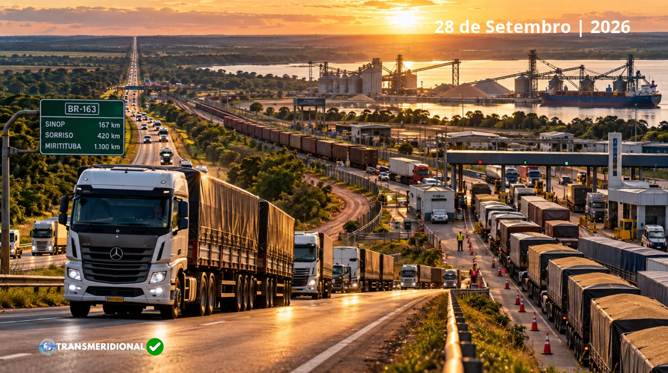 BR-163 premiada, filas nos terminais e cobranças por melhorias revelam nova fase da logística de Mato Grosso BR-163 premiada, filas nos terminais e cobranças por melhorias revelam nova fase da logística de Mato Grosso