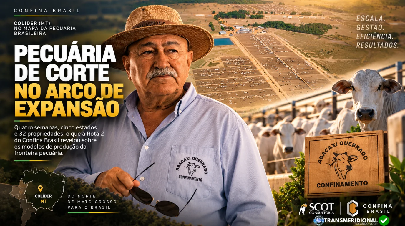 Confina Brasil destaca fazenda de Col&iacute;der e refor&ccedil;a protagonismo do Nort&atilde;o na nova pecu&aacute;ria brasileira