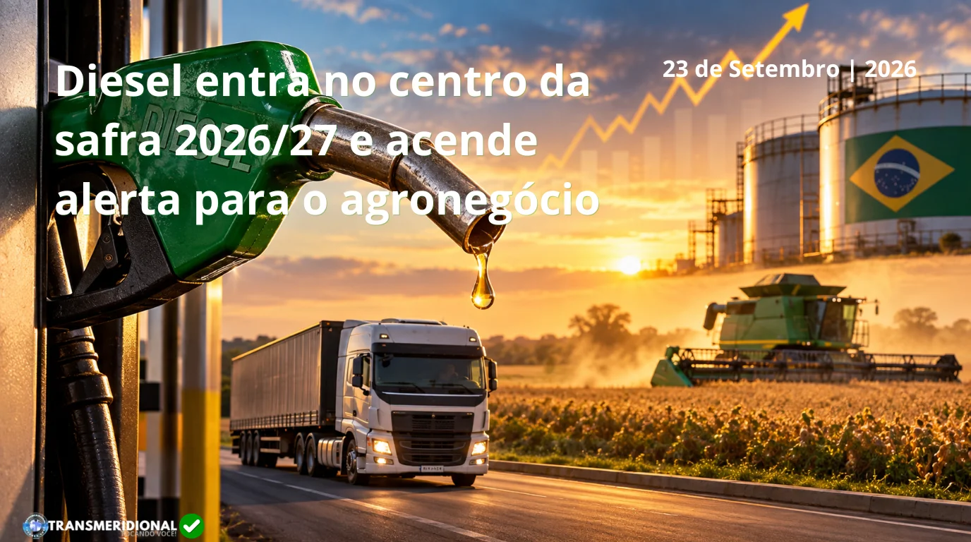 Diesel entra no centro da safra 2026/27 e acende alerta para o agronegócio