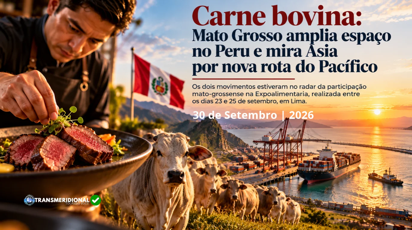 Mato Grosso procura novas portas para a carne: Peru ganha espaço e Pacífico entra no radar