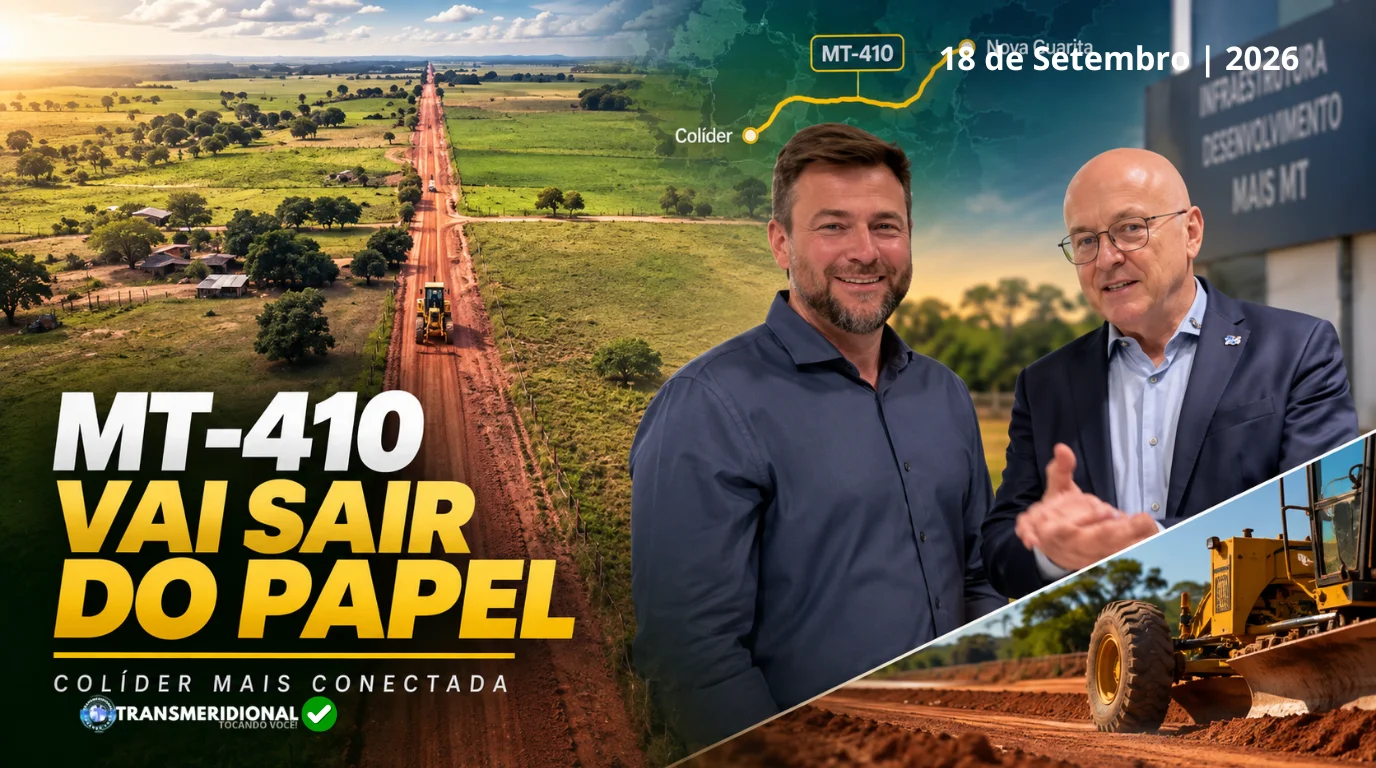 MT-410 sai do papel e reforça corredor estratégico para o agro do Nortão