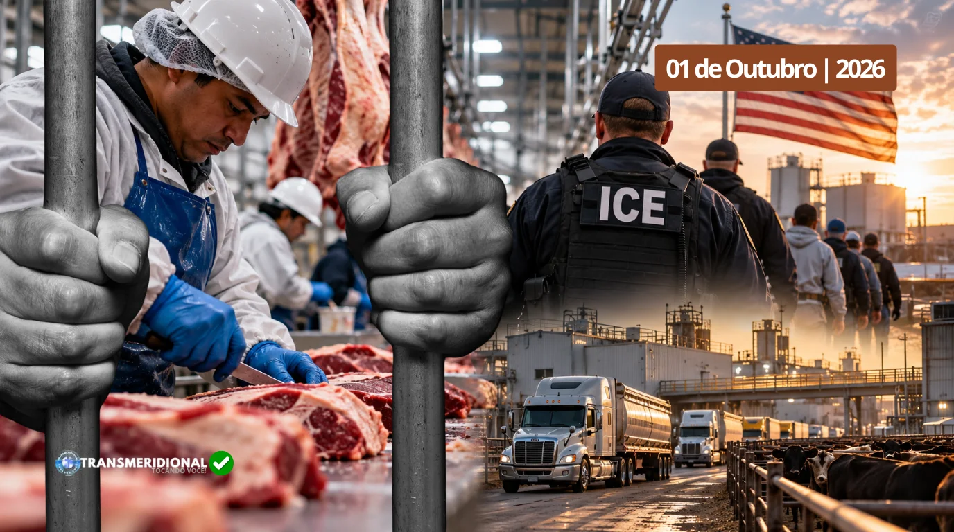 Operação de imigração no Kansas: Quando falta trabalhador, falta capacidade de abate — e a carne americana sente