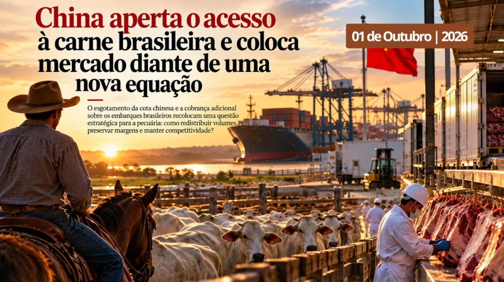 China aperta o acesso à carne brasileira e coloca mercado diante de uma nova equação