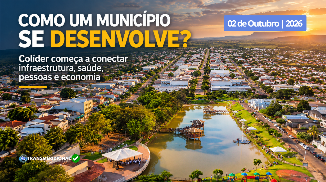 Como um município se desenvolve? Colíder começa a conectar infraestrutura, saúde, pessoas e economia Como um município se desenvolve? Colíder começa a conectar infraestrutura, saúde, pessoas e economia