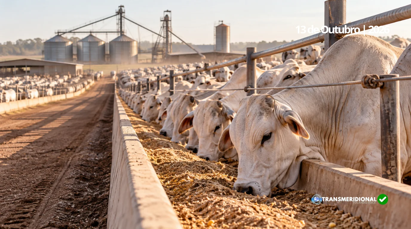 Confinamento bovino deve chegar a 10 milh&otilde;es de cabe&ccedil;as em 2026, mas pecuarista recalcula a estrat&eacute;gia