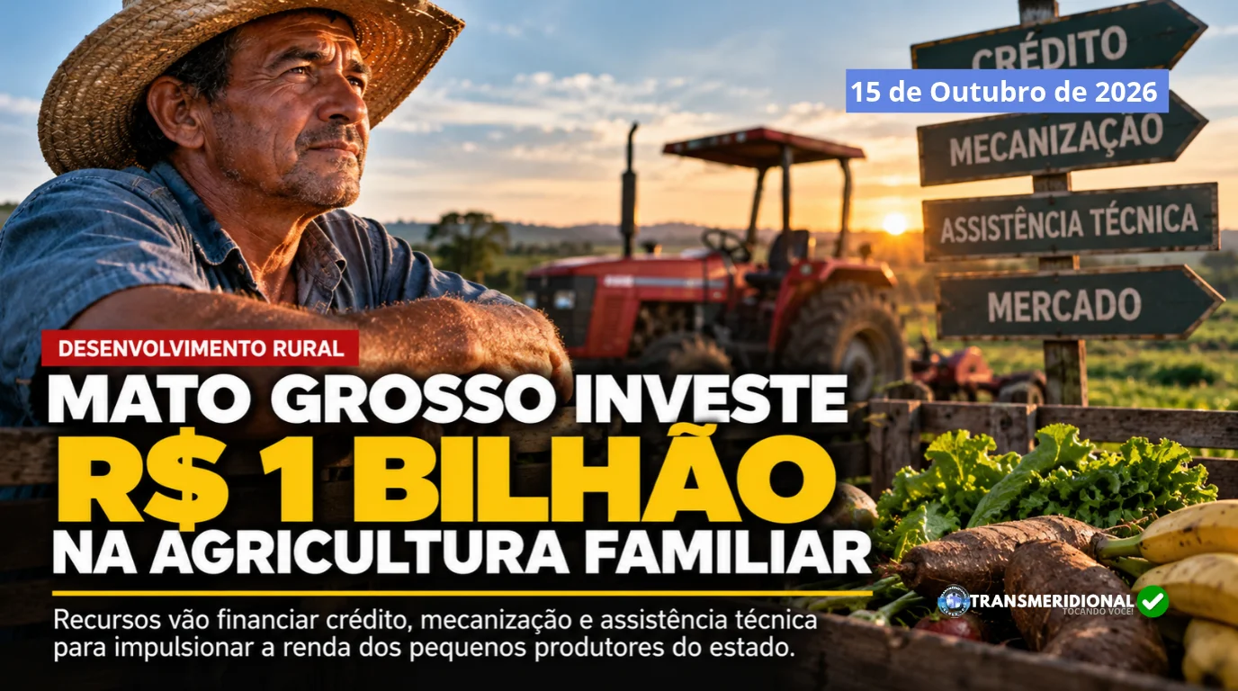 Mato Grosso supera R$ 1 bilhão em investimentos na agricultura familiar; crédito e mercado serão decisivos para ampliar a renda no campo