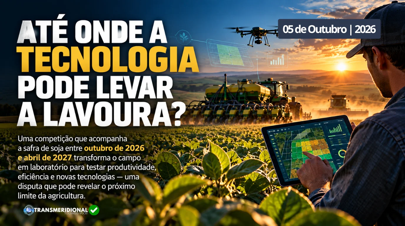 Tecnologia no campo entra em prova — e a soja vira laboratório de produtividade